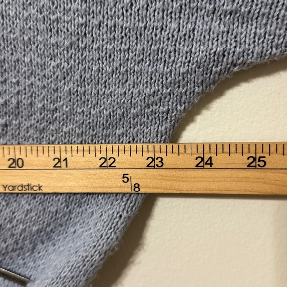 Abercrombie & Fitch Cardigan Size Large Blue Button Up Lightweight Knit Sweater - Picture 7 of 8